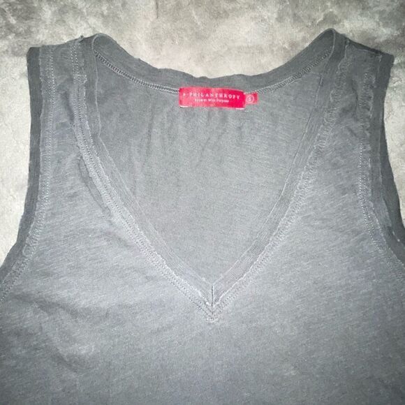 n:PHILANTHROPY Distressed Muscle Tee   - Picture 2 of 9